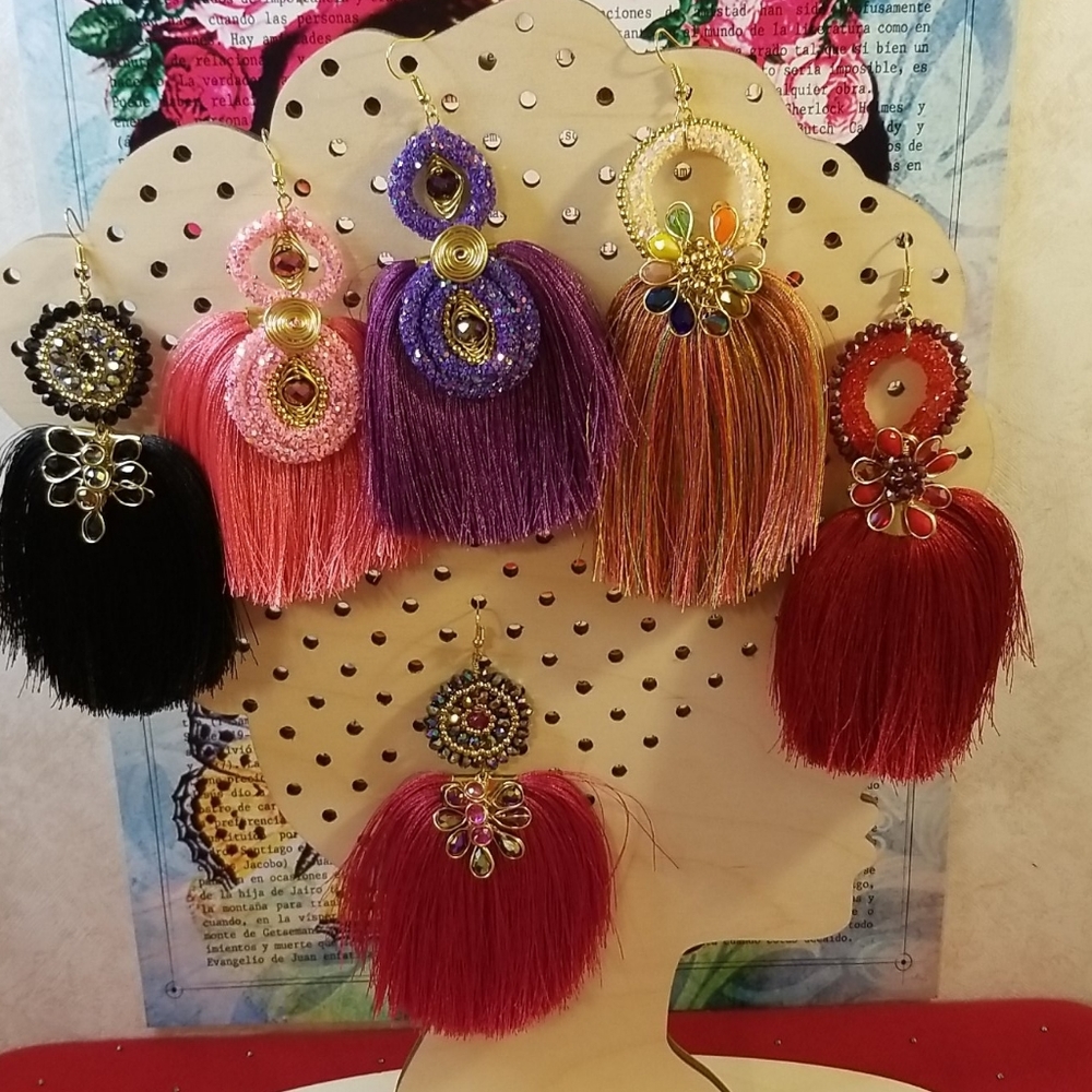 Homemade Artisan Mexican Earrings